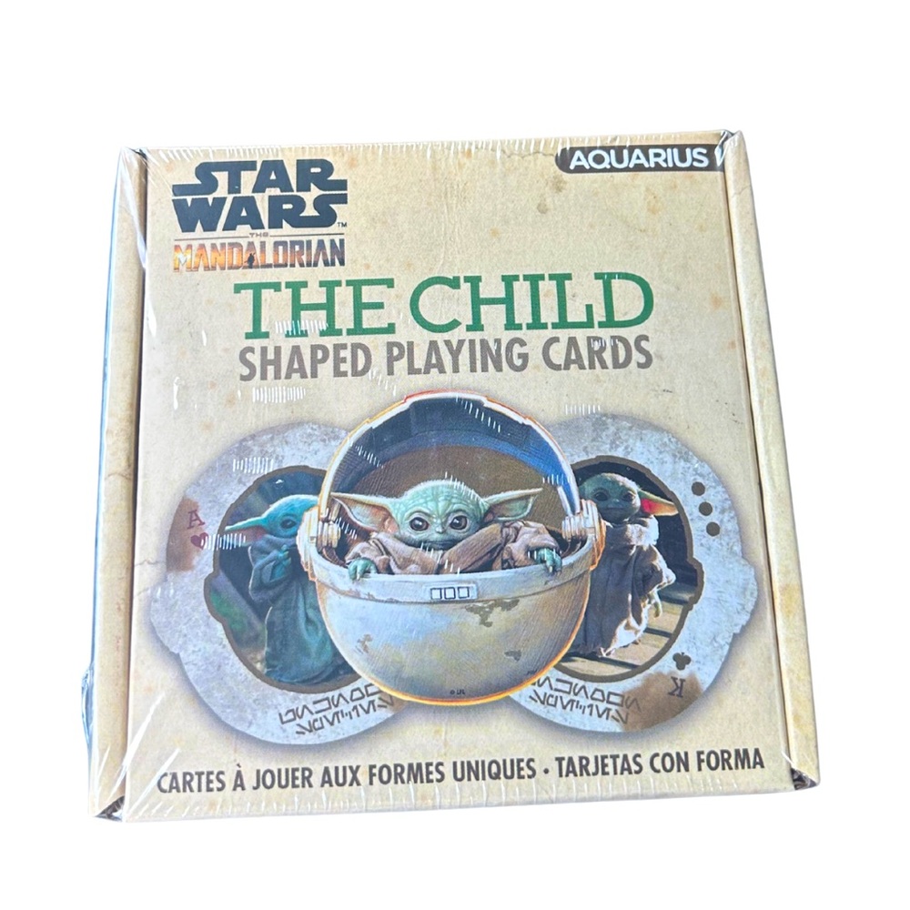 Disney Star Wars The Mandalorian The Child Shaped Playing Cards Deck | New